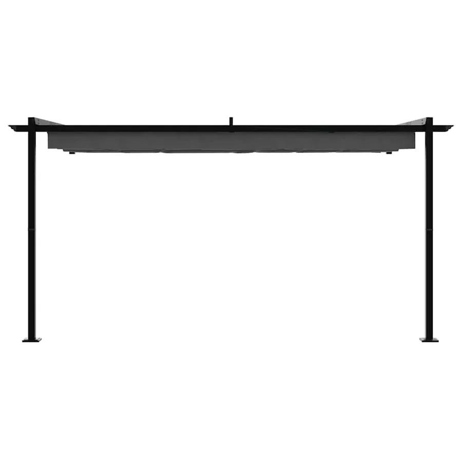 Pavillon 400 x 300 x 200 cm Anthracite Polyester - 4