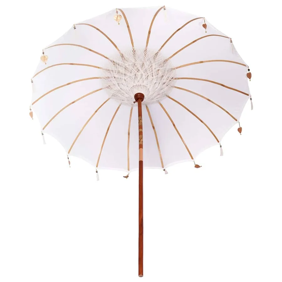 Parasol balinais Crème 220 x 220 x 260 cm - 5