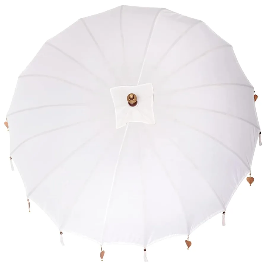 Parasol balinais Crème 220 x 220 x 260 cm - 6