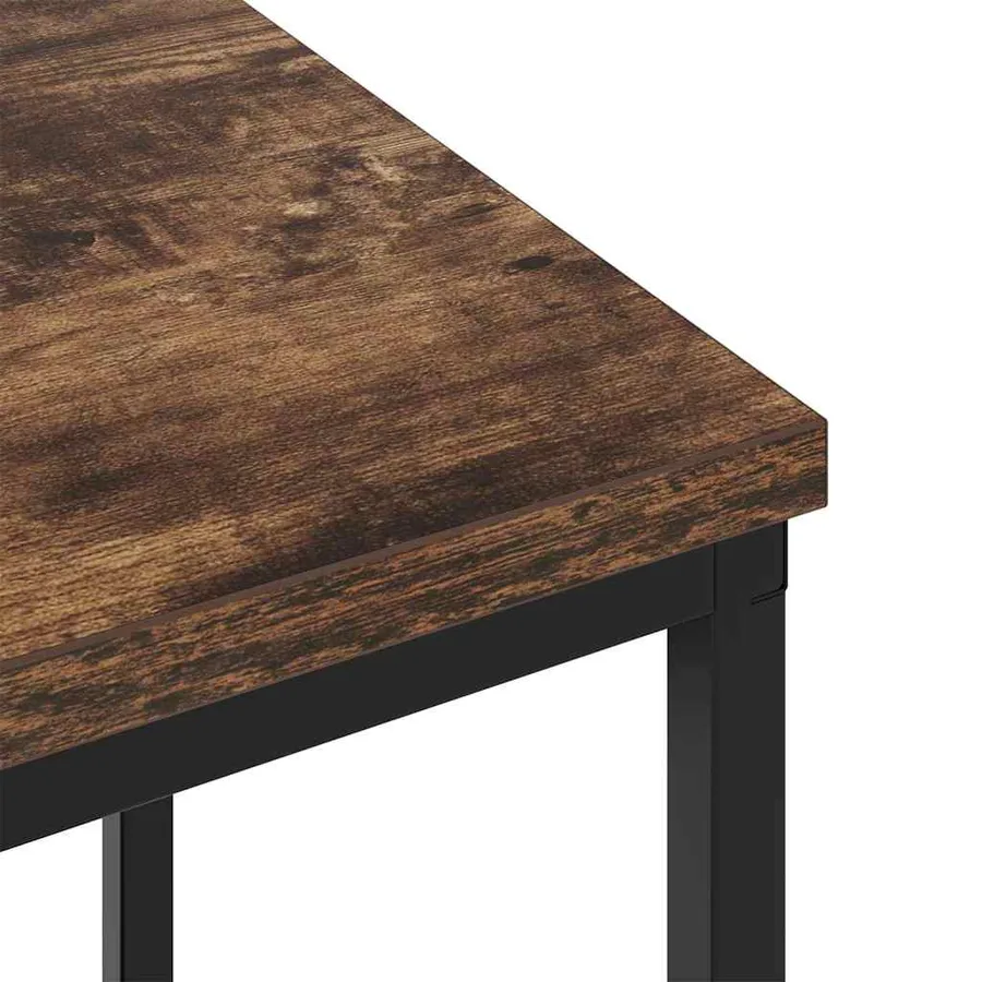 Cabinet de chevet Chêne fumé 38 x 30 x 48 cm Bois d'ingénierie - 9