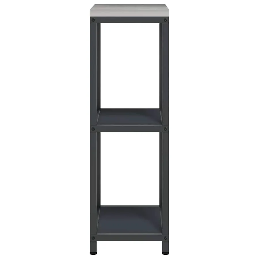 Rangement de cuisine HATTEM Anthracite 30 x 50 x 92 cm Acier - 7