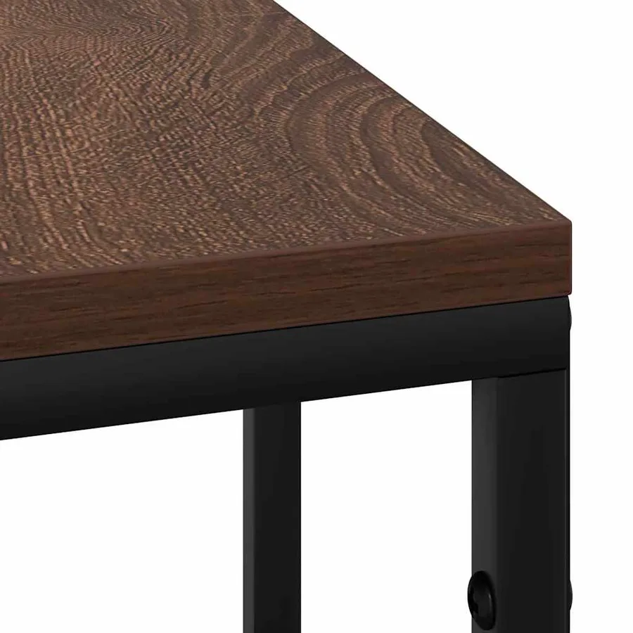 Cabinet de chevet avec tiroir Chêne marron 41.5 x 26 x 60.5 cm - 9