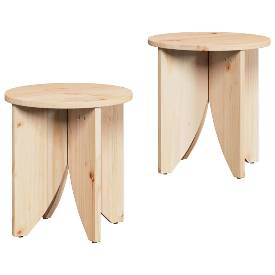 Table basse 2 pcs Naturel - 2
