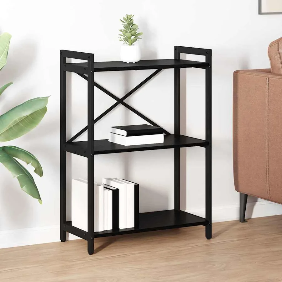 Étagère Chêne noir 60 x 30 x 85 cm Bois d'ingénierie