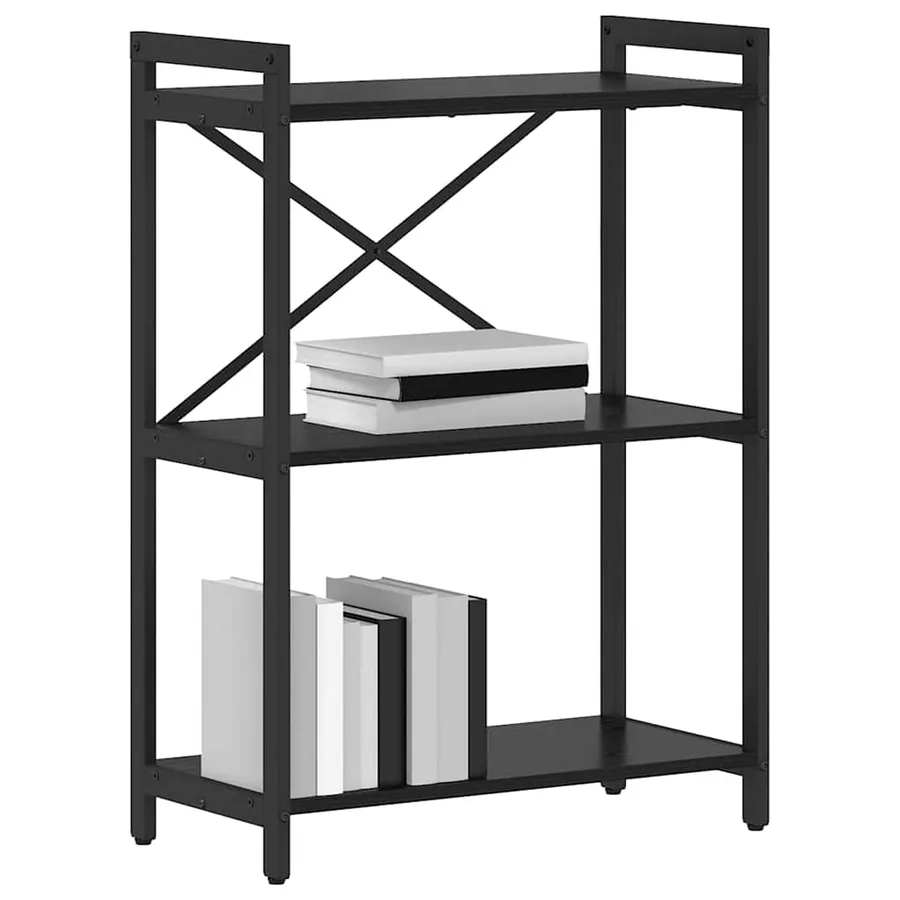 Étagère Chêne noir 60 x 30 x 85 cm Bois d'ingénierie - 3