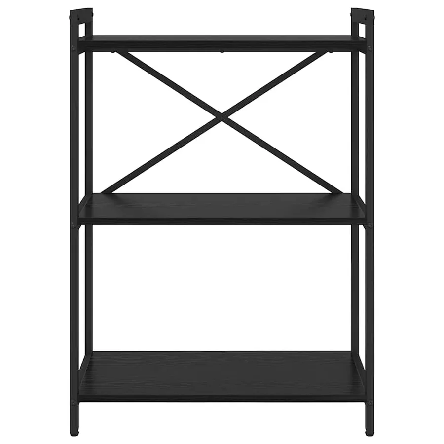 Étagère Chêne noir 60 x 30 x 85 cm Bois d'ingénierie - 5