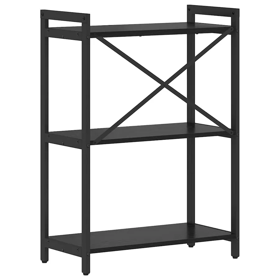 Étagère Chêne noir 60 x 30 x 85 cm Bois d'ingénierie - 7