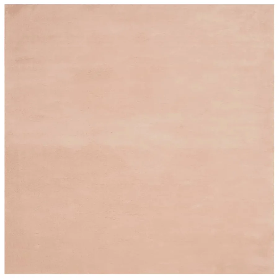 Tapis HUARTE à poils courts doux lavable rouge clair 200x200 cm - 2