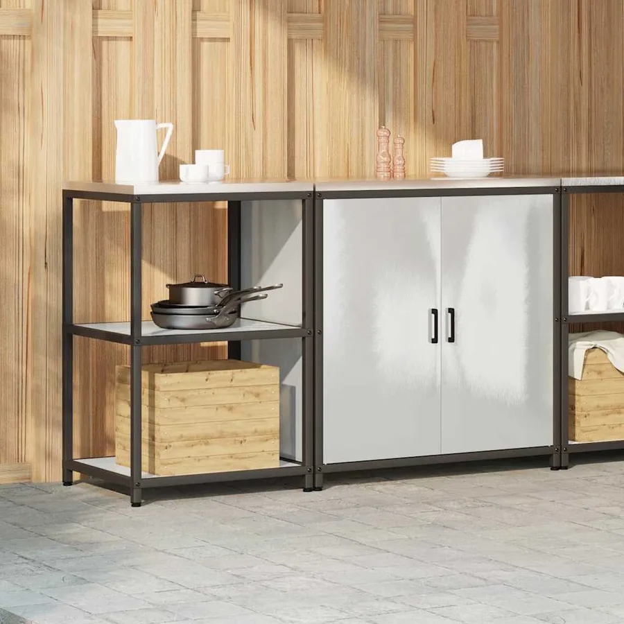 Ensemble de rangement cuisine HATTEM 2 pcs Argenté - 4