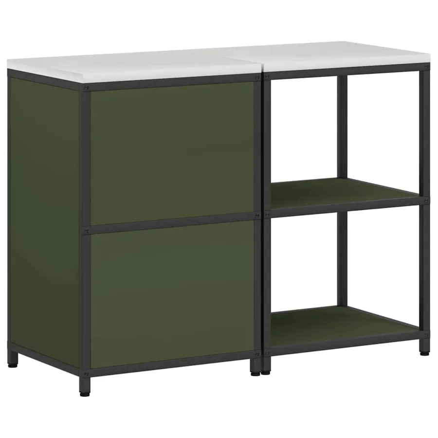 Ensemble de rangement cuisine HATTEM 2 pcs Vert olive - 11