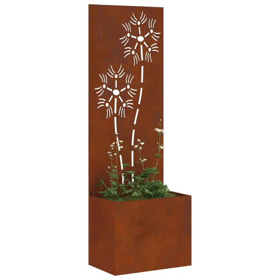 Écran de confidentialité de jardin Rouillé 50 x 32 x 150 cm - 3