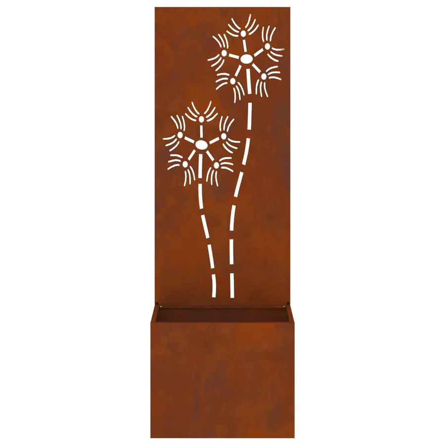 Écran de confidentialité de jardin Rouillé 50 x 32 x 150 cm - 6