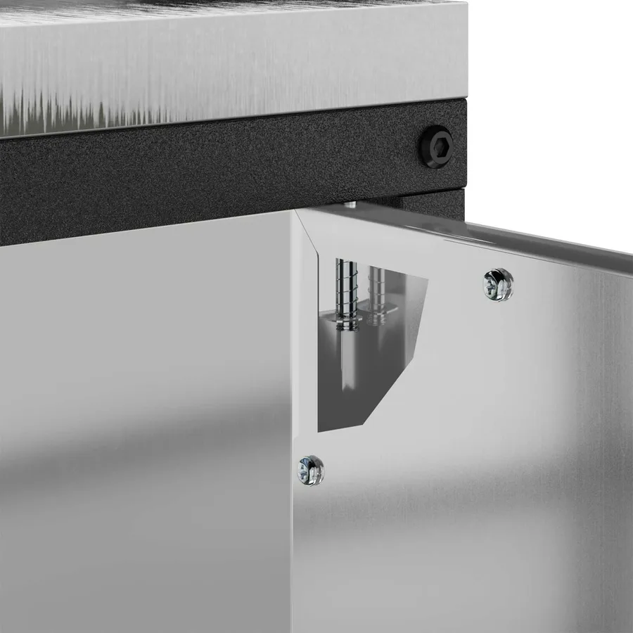 Rangement de cuisine HATTEM Argenté 60 x 50 x 92 cm Acier - 10