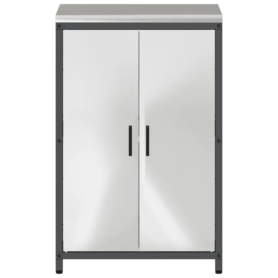 Rangement de cuisine HATTEM Argenté 60 x 50 x 92 cm Acier - 7