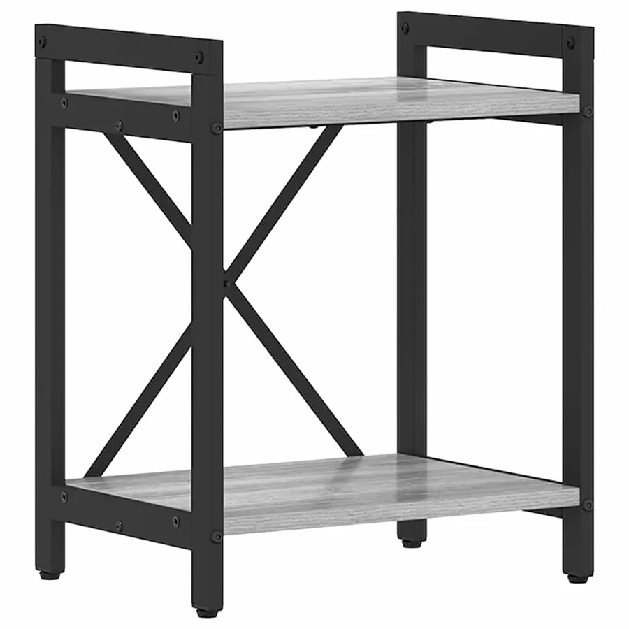 Étagère Sonoma gris 40 x 30 x 50 cm Bois d'ingénierie - 2