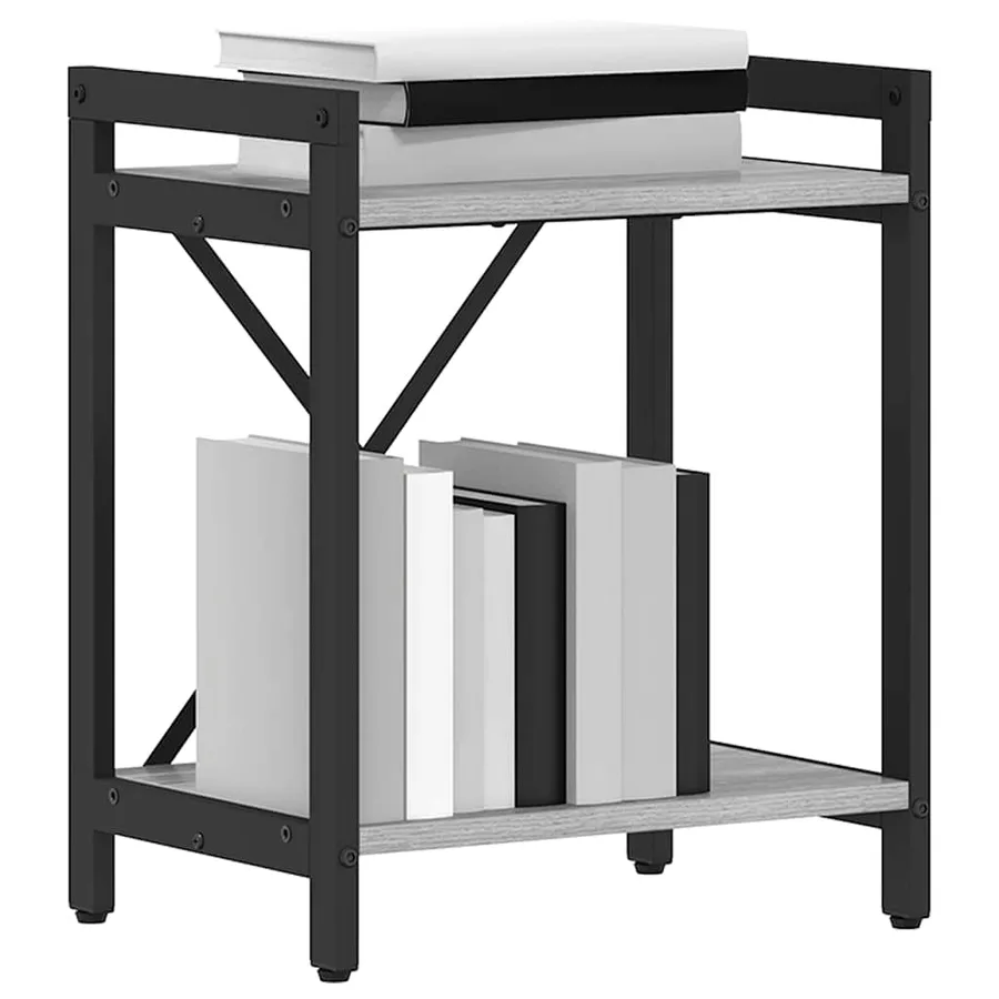 Étagère Sonoma gris 40 x 30 x 50 cm Bois d'ingénierie - 3
