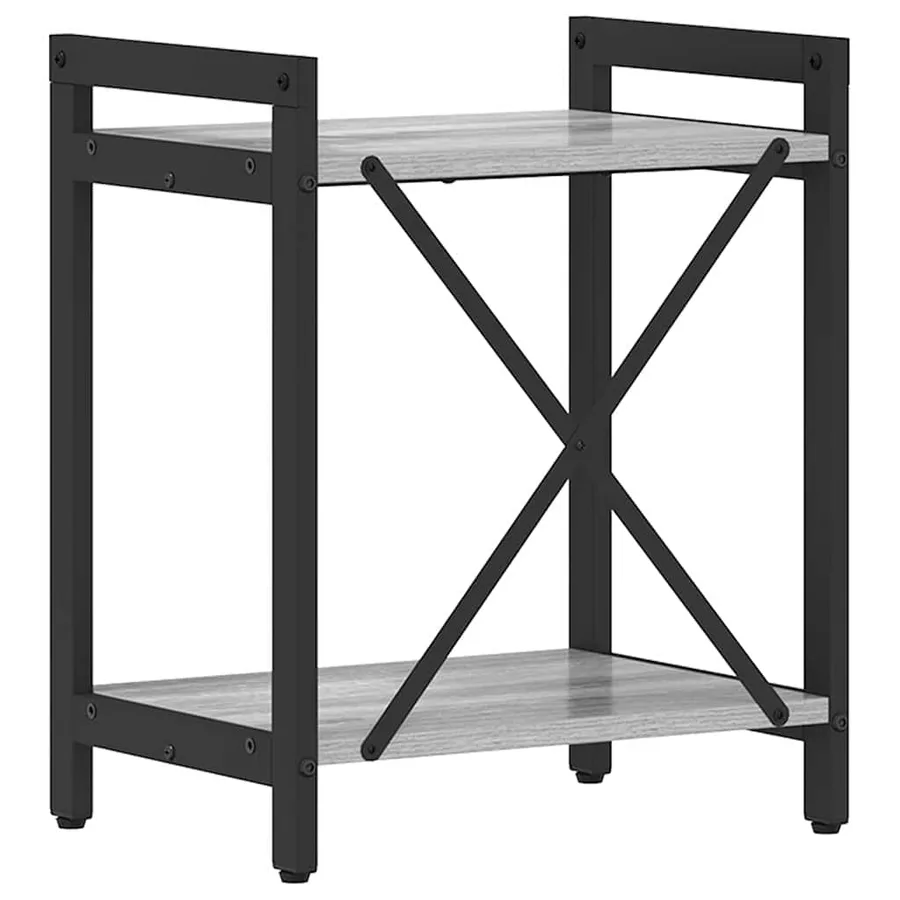 Étagère Sonoma gris 40 x 30 x 50 cm Bois d'ingénierie - 7