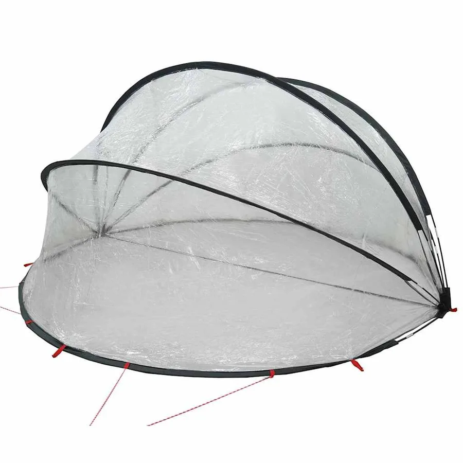 Dôme de piscine Transparent 336 x 322 x 160 cm PVC - 8