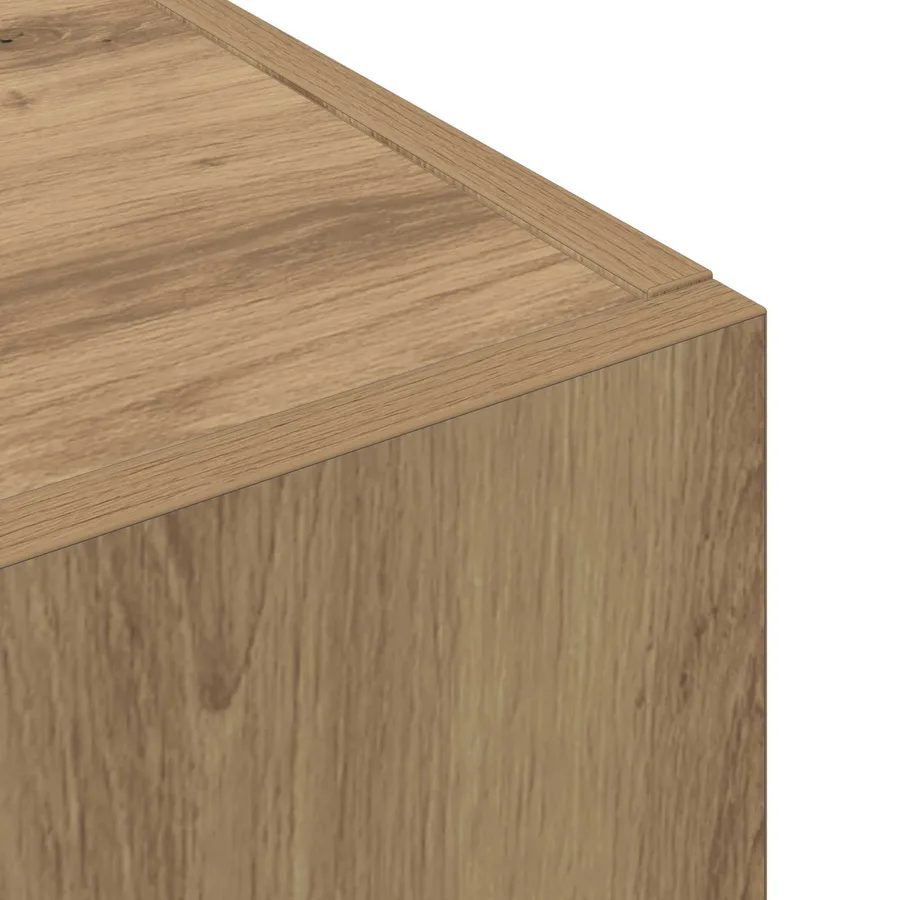 Cabinet de Bureau Chêne artisanal 60 x 32 x 115 cm - 9