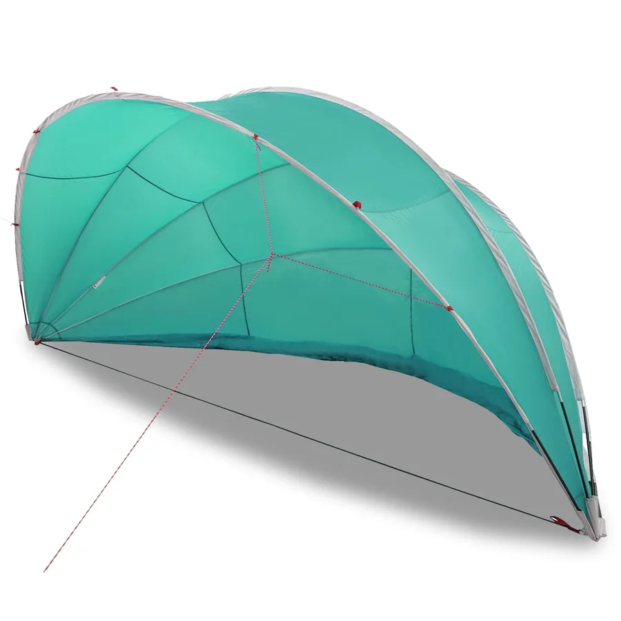 Dôme de piscine 430 x 430 x 210 cm Vert Mer - 3