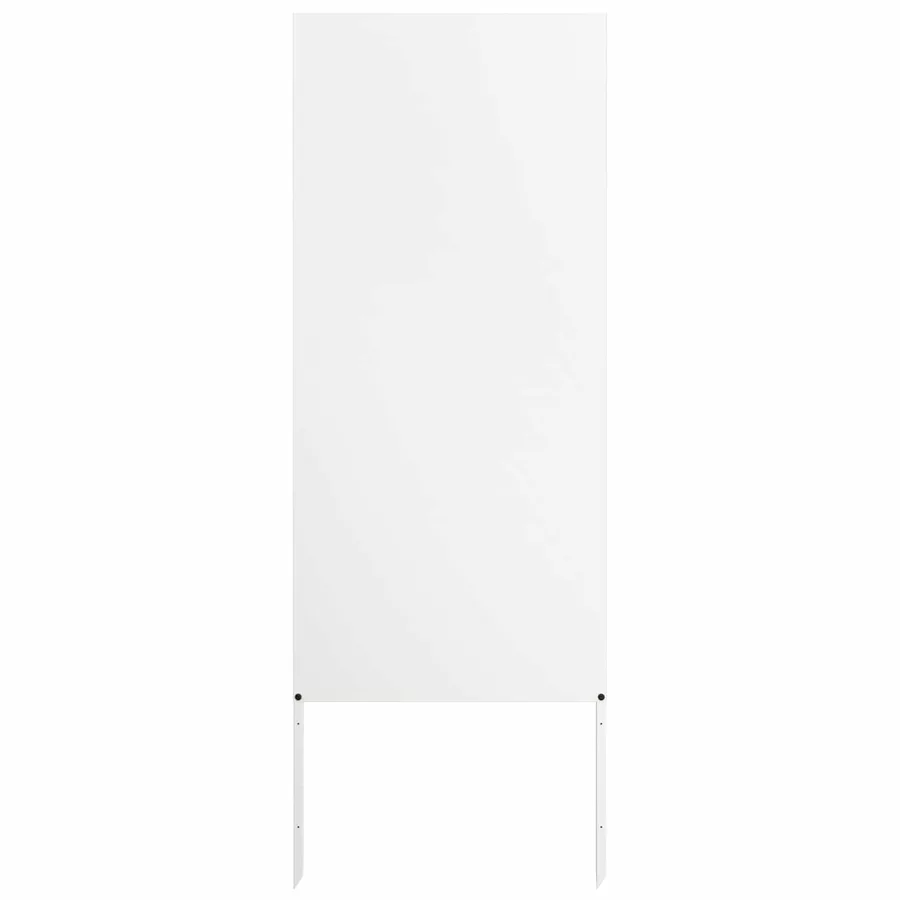 Écran de confidentialité de jardin Fretwork Blanc 50 x 140 cm - 2