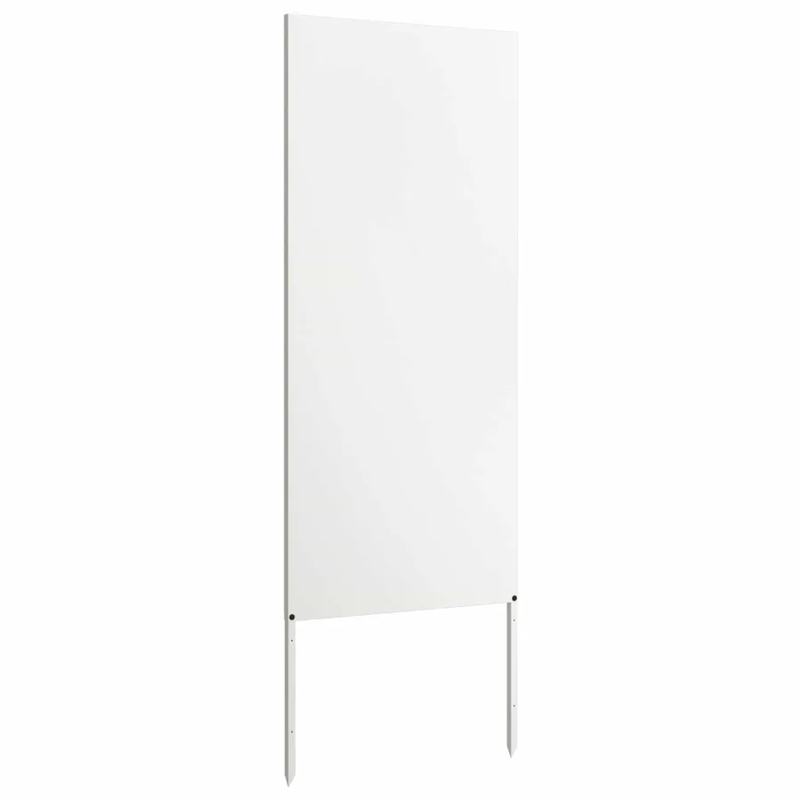 Écran de confidentialité de jardin Fretwork Blanc 50 x 140 cm - 6
