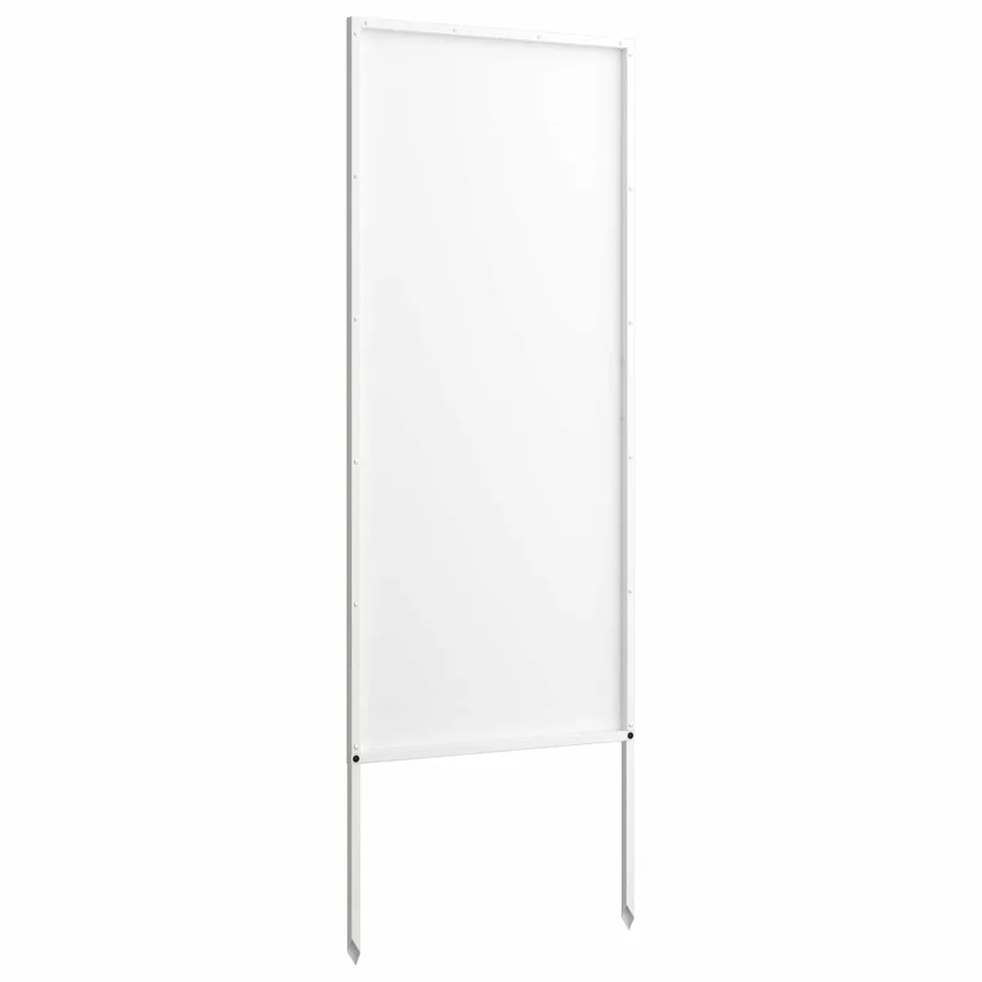 Écran de confidentialité de jardin Fretwork Blanc 50 x 140 cm - 7
