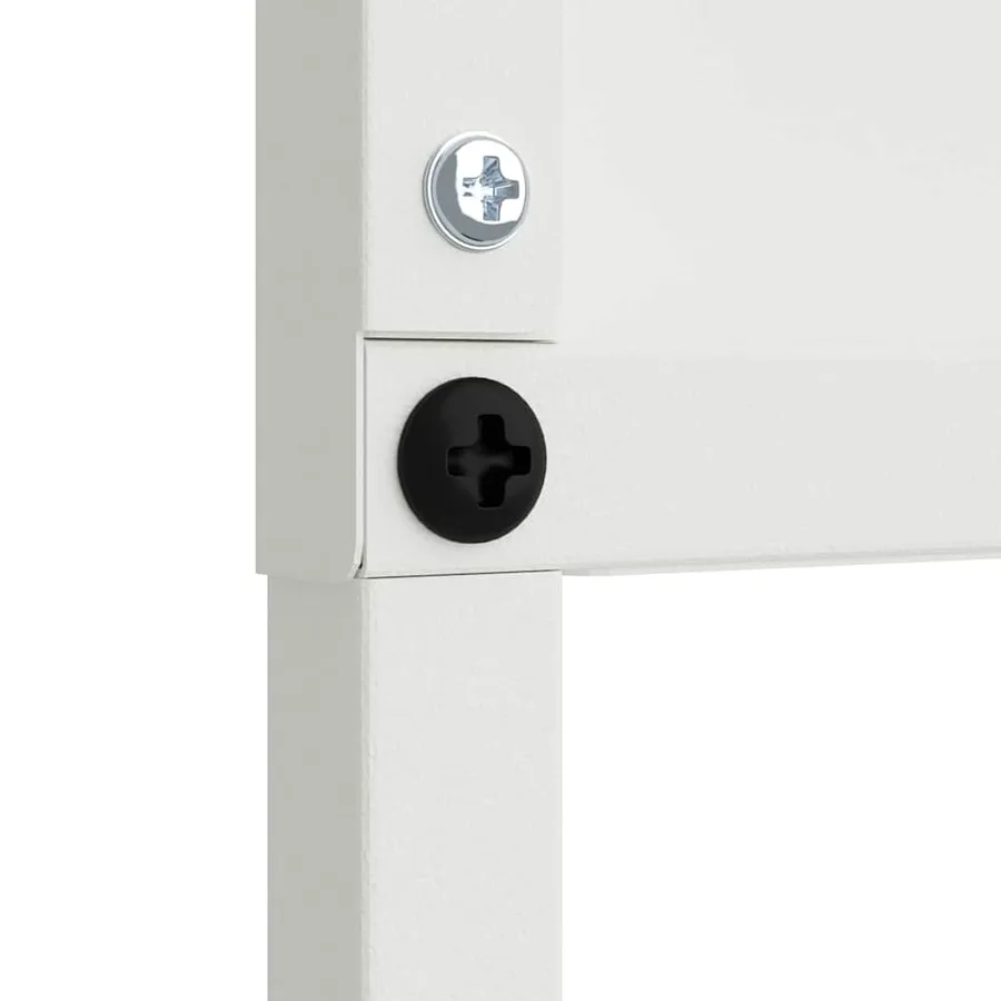 Écran de confidentialité de jardin Fretwork Blanc 50 x 140 cm - 8