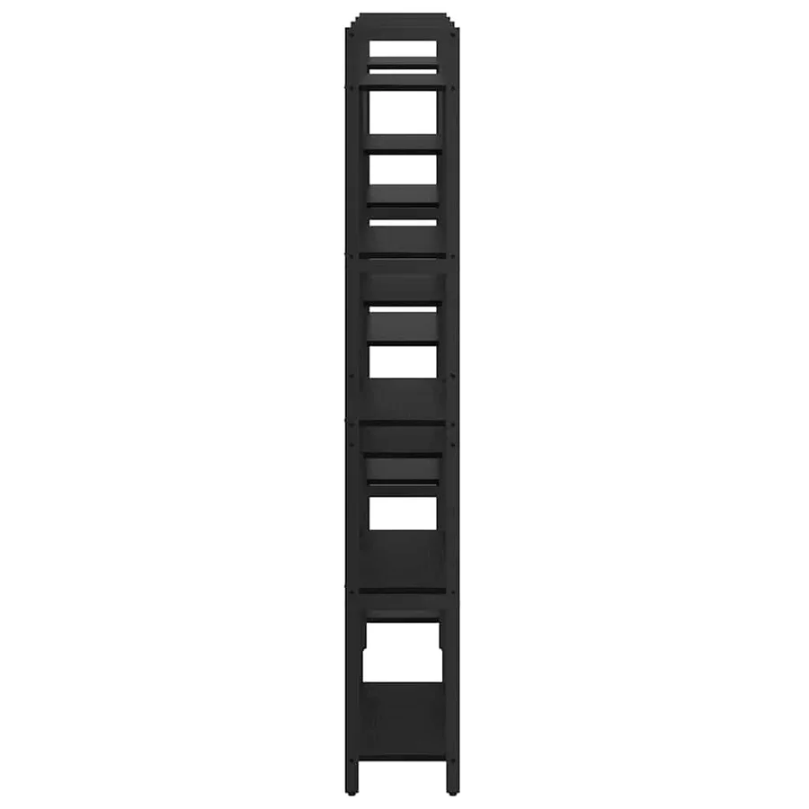 Étagère Chêne noir 156 x 25 x 167 cm Bois d'ingénierie - 6