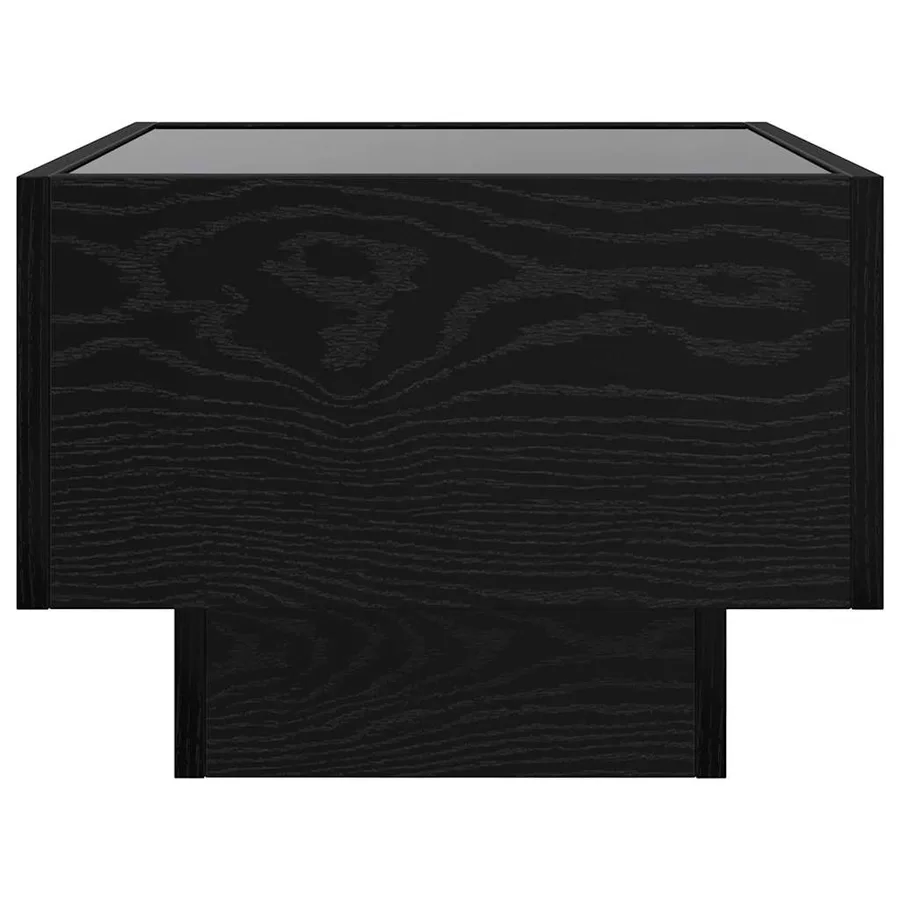 Table basse Chêne noir 40 x 40 x 30 cm Bois d'ingénierie - 7