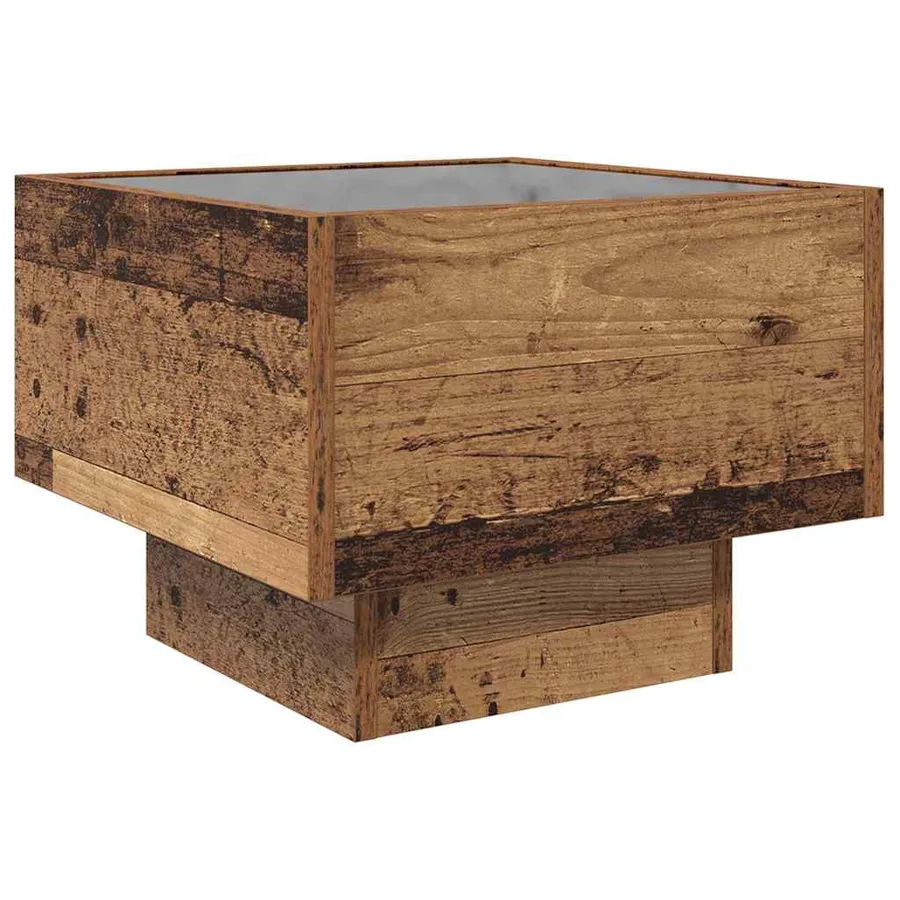 Table basse Bois ancien 40 x 40 x 30 cm Bois d'ingénierie - 10