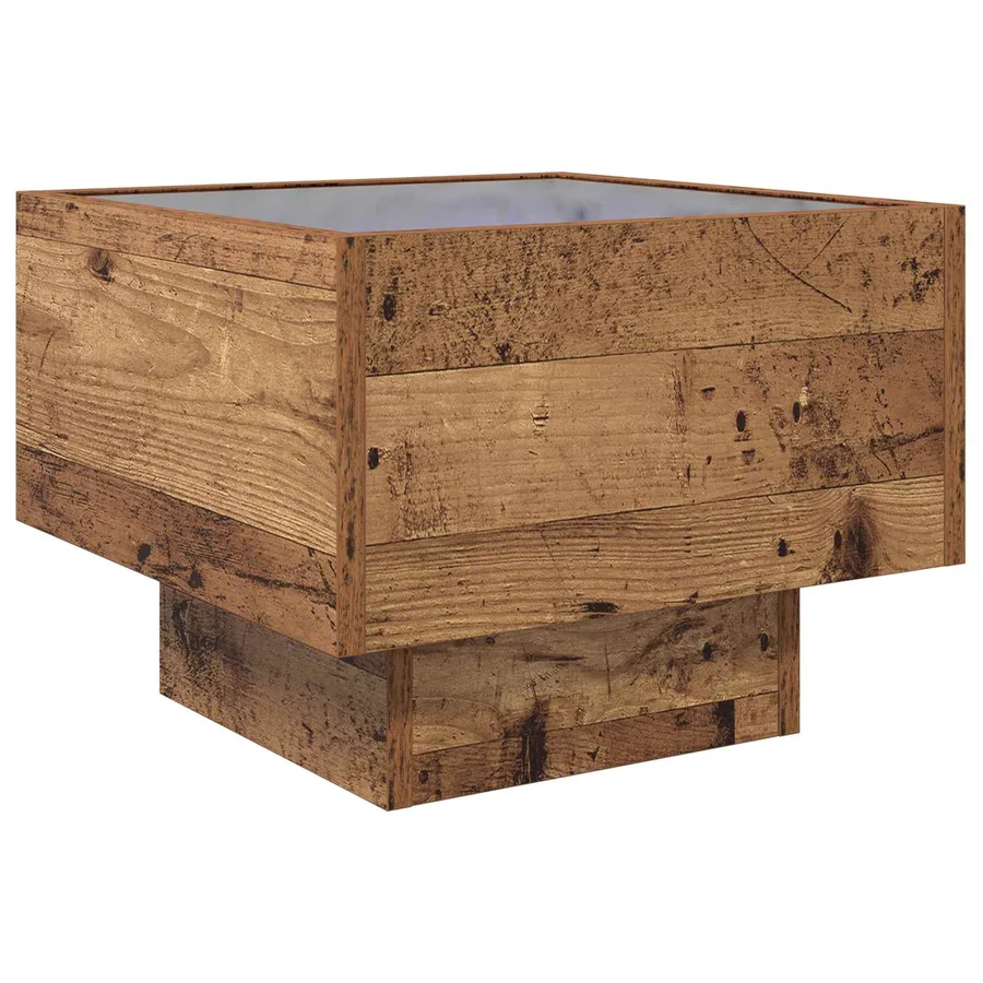 Table basse Bois ancien 40 x 40 x 30 cm Bois d'ingénierie - 6