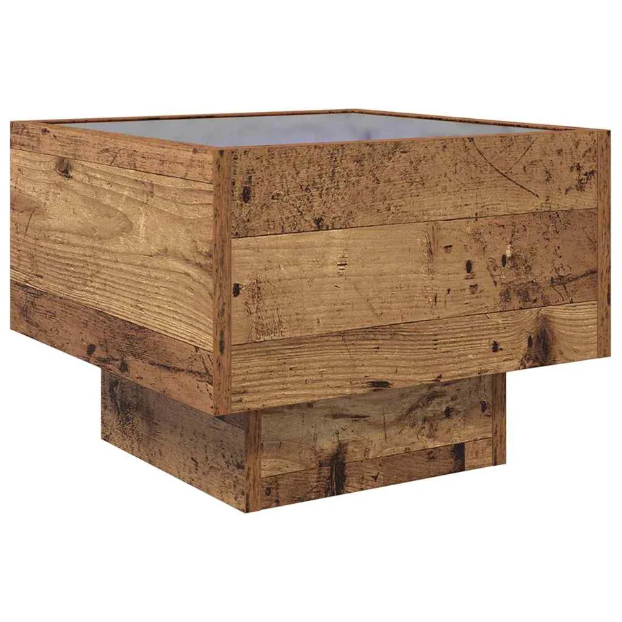 Table basse Bois ancien 40 x 40 x 30 cm Bois d'ingénierie - 7