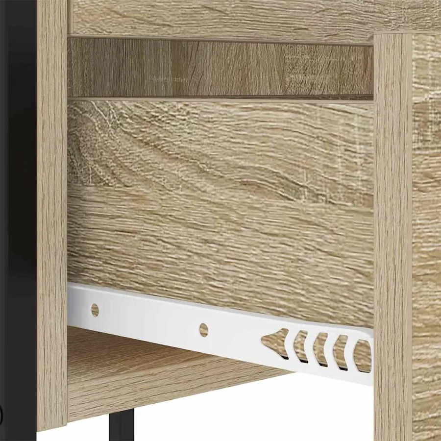 Cabinet de chevet 2 pcs Chêne Sonoma 42 x 41 x 61 cm - 11