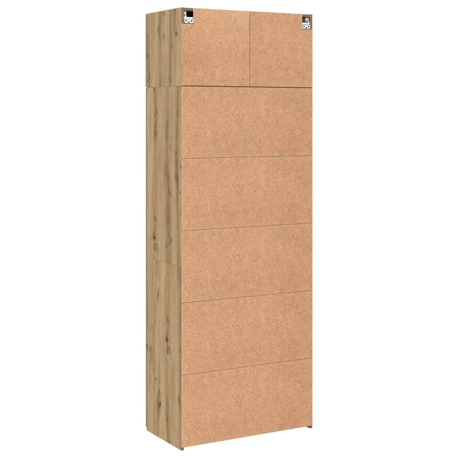 Armoire de rangement 2 pcs Chêne artisanal 80 x 42,5 x 225 cm - 10