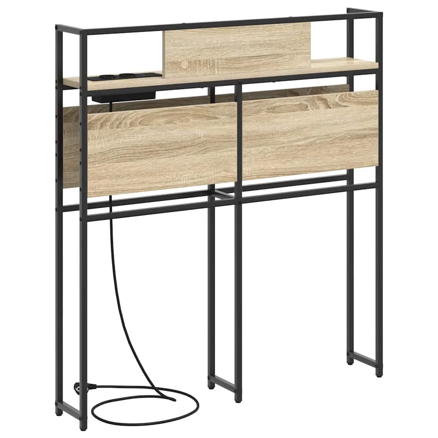Tête de lit de rangement Chêne sonoma Bois d'ingénierie - 7