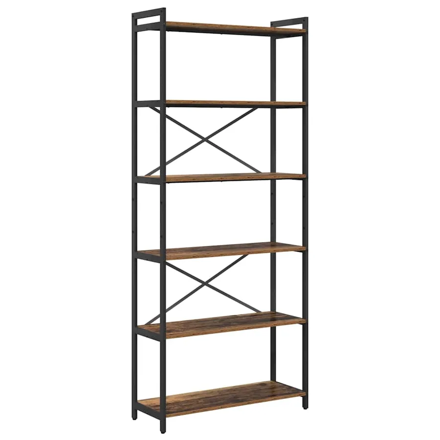 Étagère Bois ancien 80 x 30 x 189,5 cm Bois d'ingénierie - 2