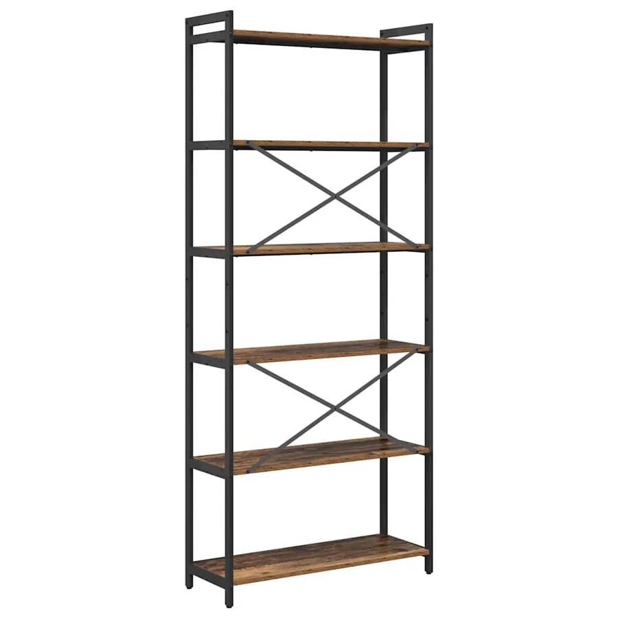 Étagère Bois ancien 80 x 30 x 189,5 cm Bois d'ingénierie - 7