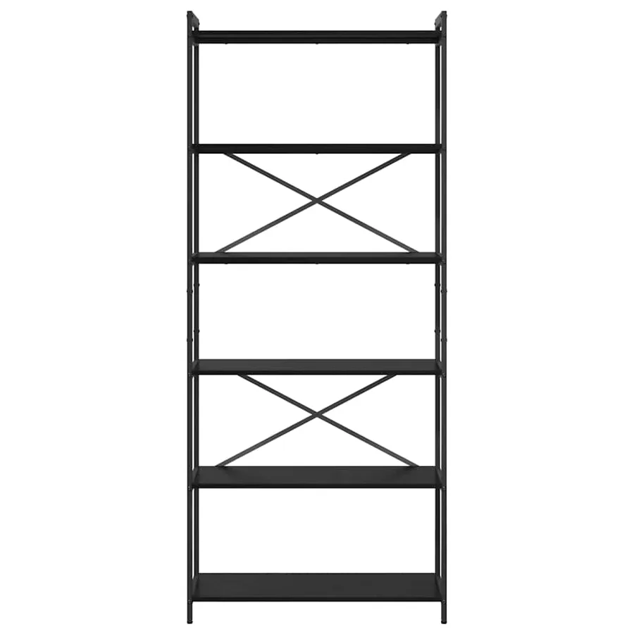 Étagère Chêne noir 80 x 30 x 189,5 cm Bois d'ingénierie - 5