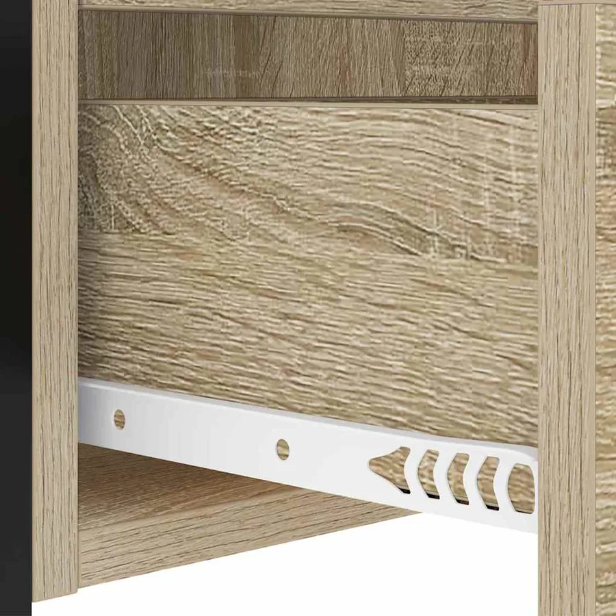 Cabinet de chevet avec tiroir Chêne Sonoma 40 x 31 x 60 cm - 10