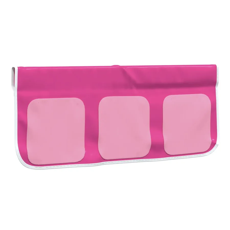 Rideaux pour lit mezzanine avec tour rose polyester - 11