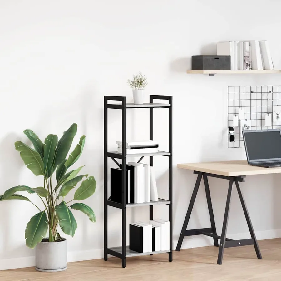 Étagère Sonoma gris 40 x 30 x 119 cm Bois d'ingénierie
