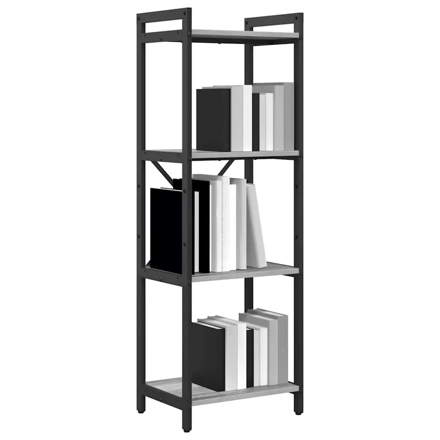 Étagère Sonoma gris 40 x 30 x 119 cm Bois d'ingénierie - 3