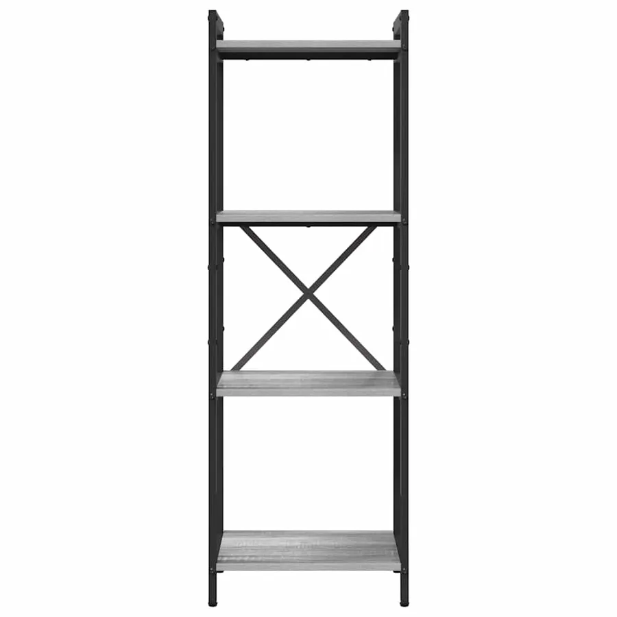 Étagère Sonoma gris 40 x 30 x 119 cm Bois d'ingénierie - 5