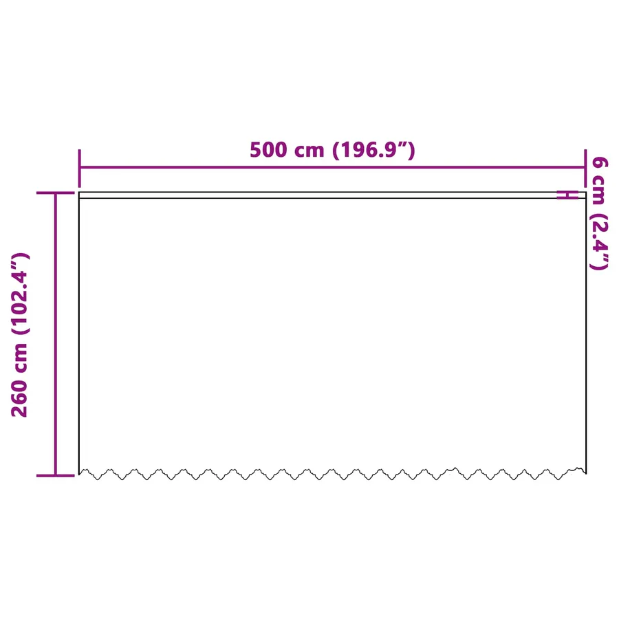 Rideau en Dentelle Floral Blanc 260 x 500 cm Polyester - 8