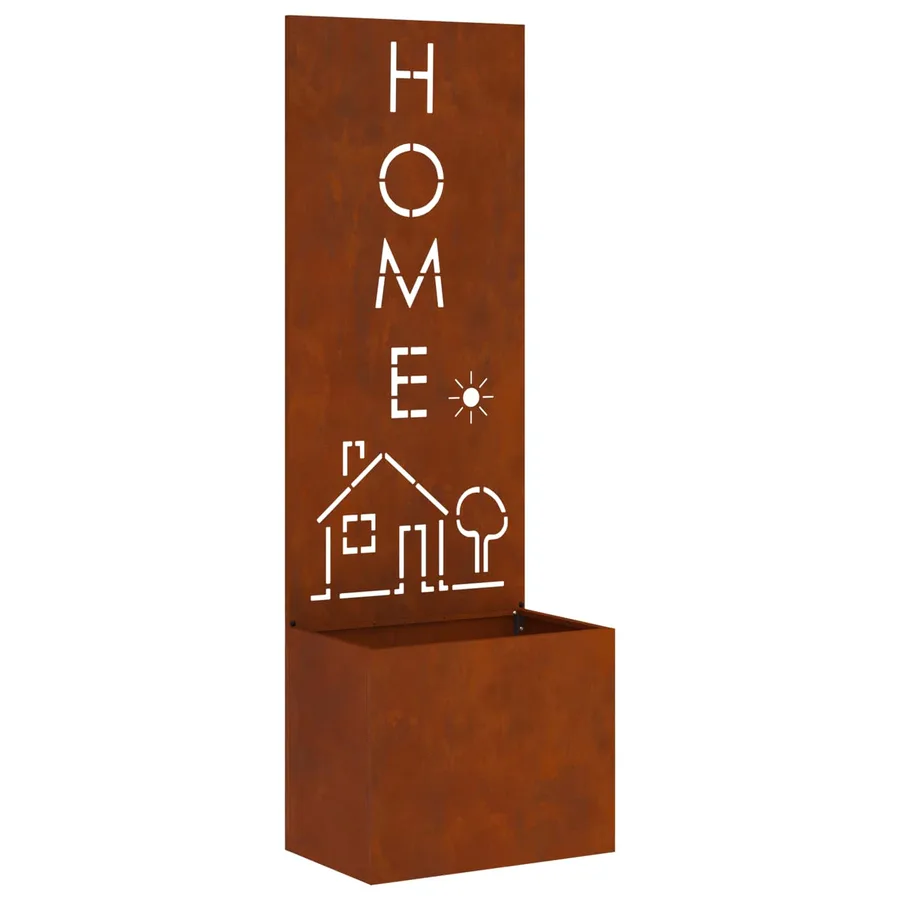 Écran de confidentialité de jardin Fretwork Rouillé 50 x 150 cm - 2