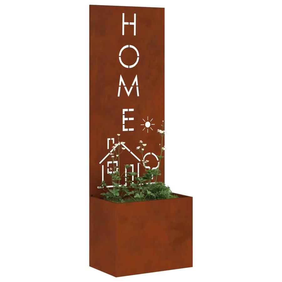 Écran de confidentialité de jardin Fretwork Rouillé 50 x 150 cm - 3