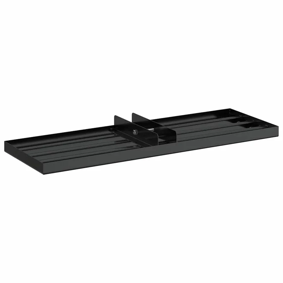 Rateau de nivellement pour jardin Noir Acier enduit de poudre - 6