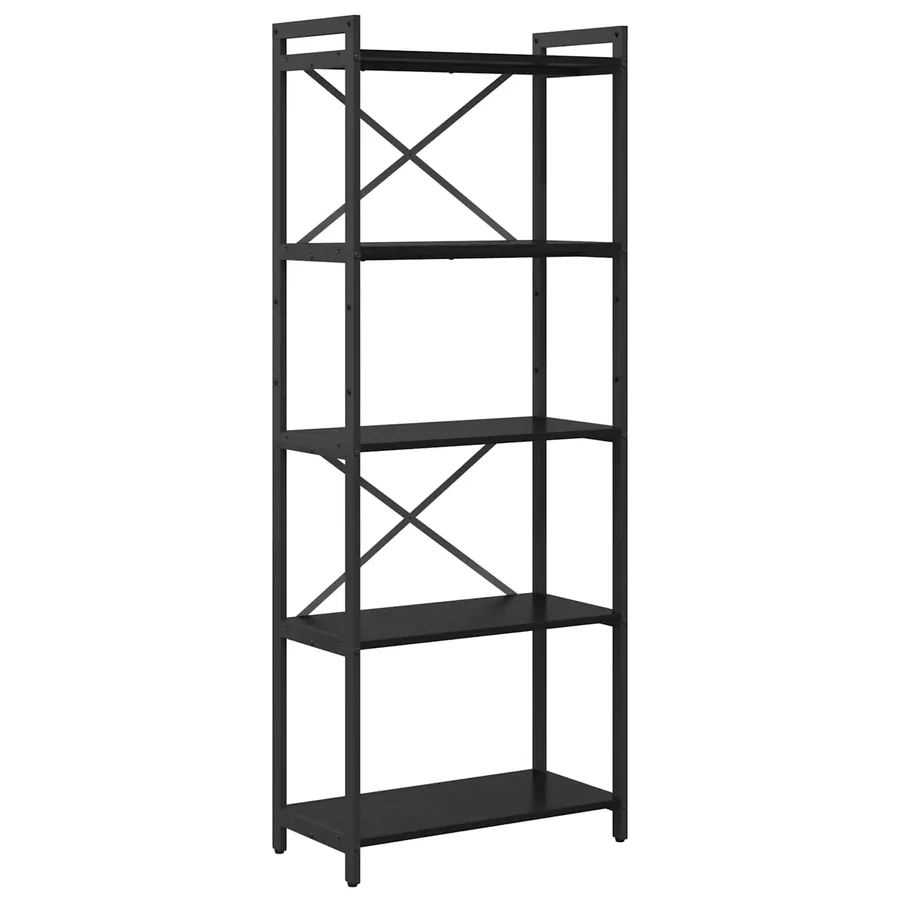 Étagère Chêne noir 60 x 30 x 155 cm Bois d'ingénierie
