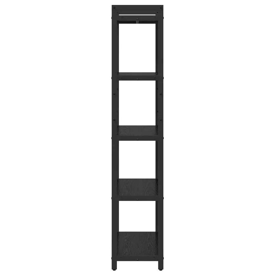 Étagère Chêne noir 60 x 30 x 155 cm Bois d'ingénierie - 4